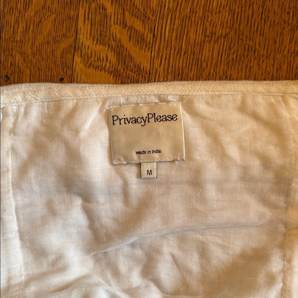 Privacy Please Revolve Button-Front Ruffle Crop T… - image 3